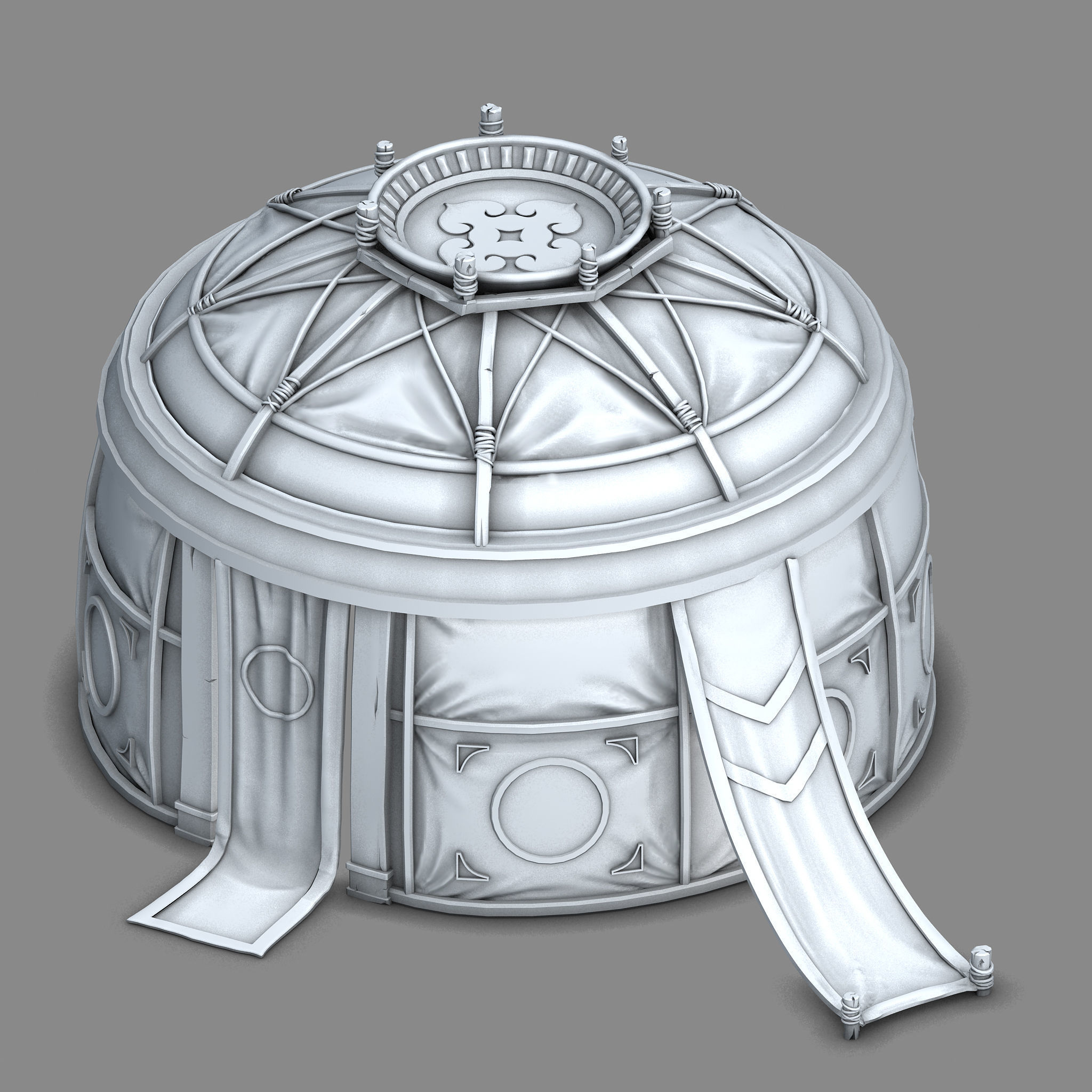 Prairie Architecture - Tent 02 3D model_2