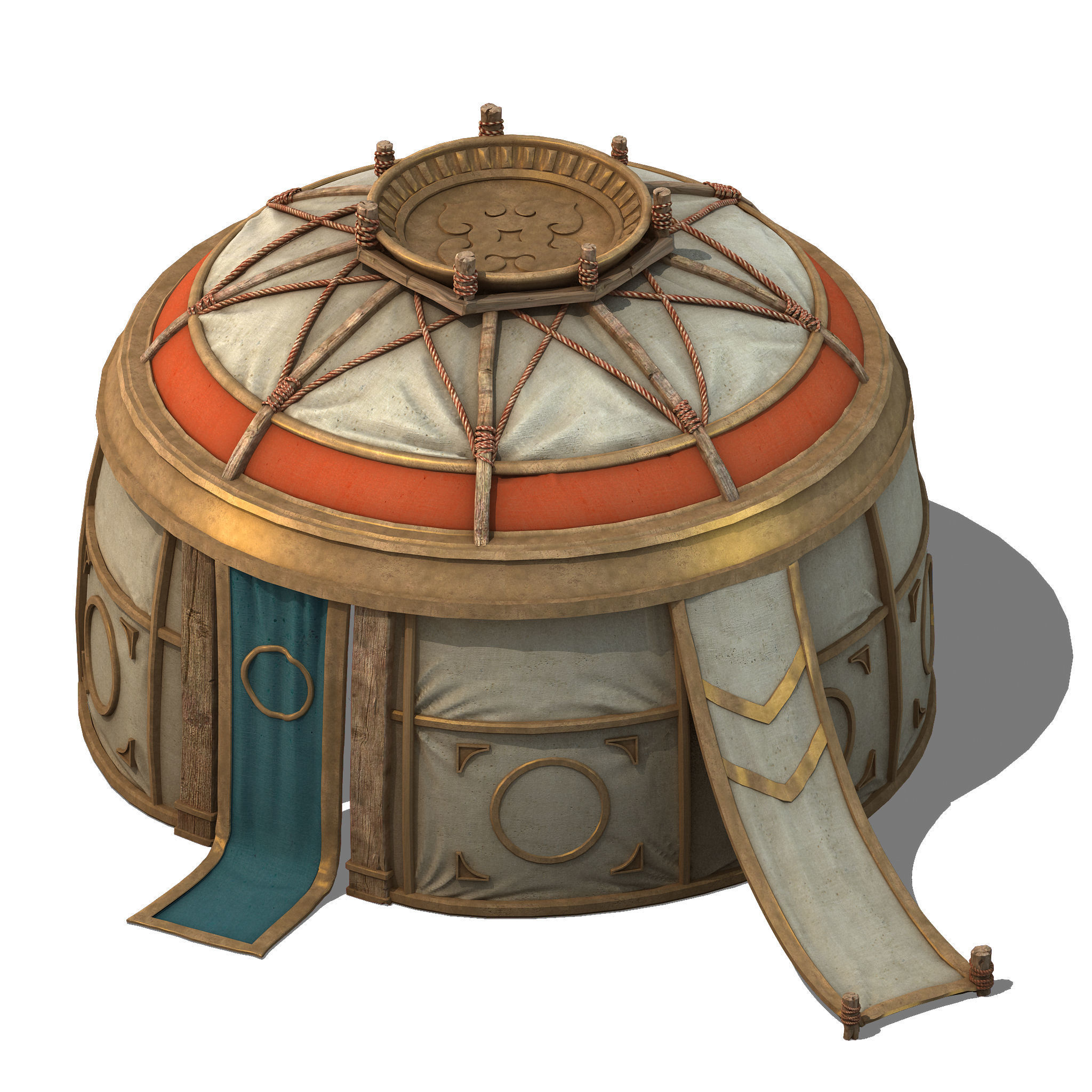 Prairie Architecture - Tent 02 3D model_1