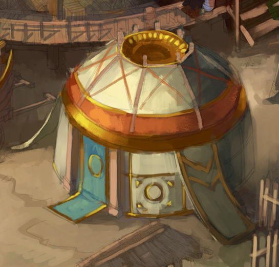 Prairie Architecture - Tent 02 3D model_4