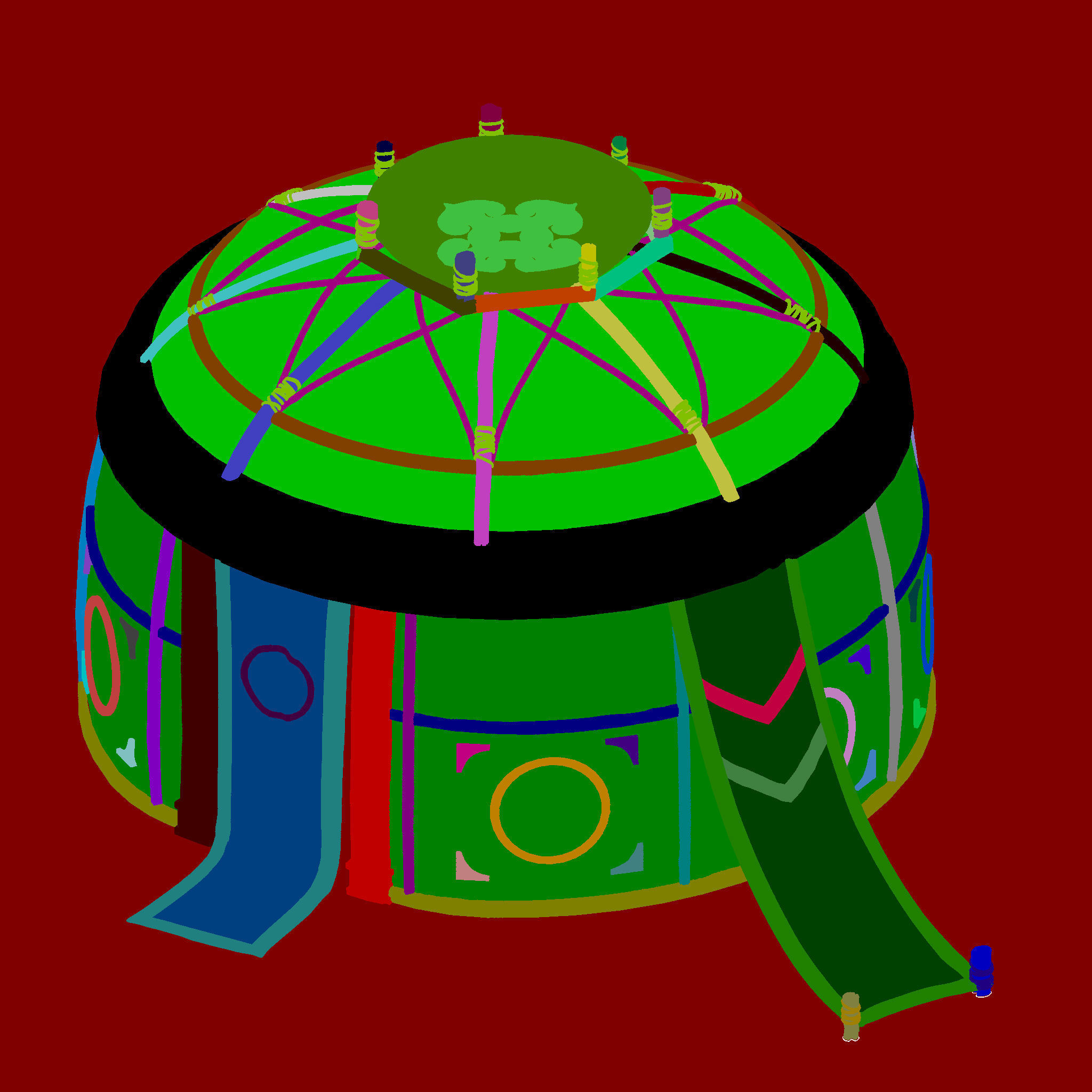 Prairie Architecture - Tent 02 3D model_3