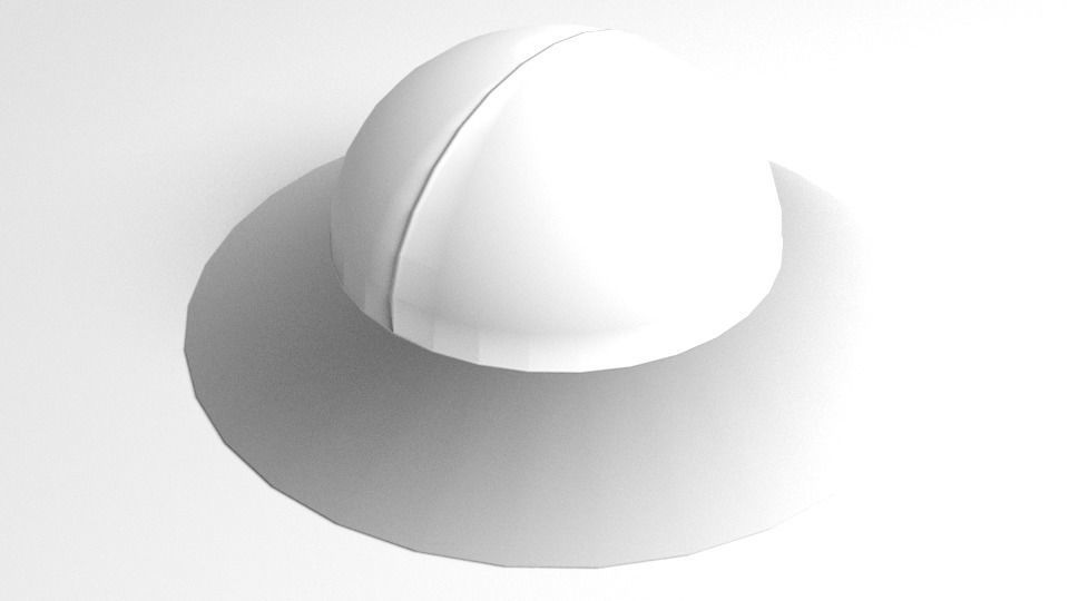 Medieval Helmet - Kettle Hat 3D model_4