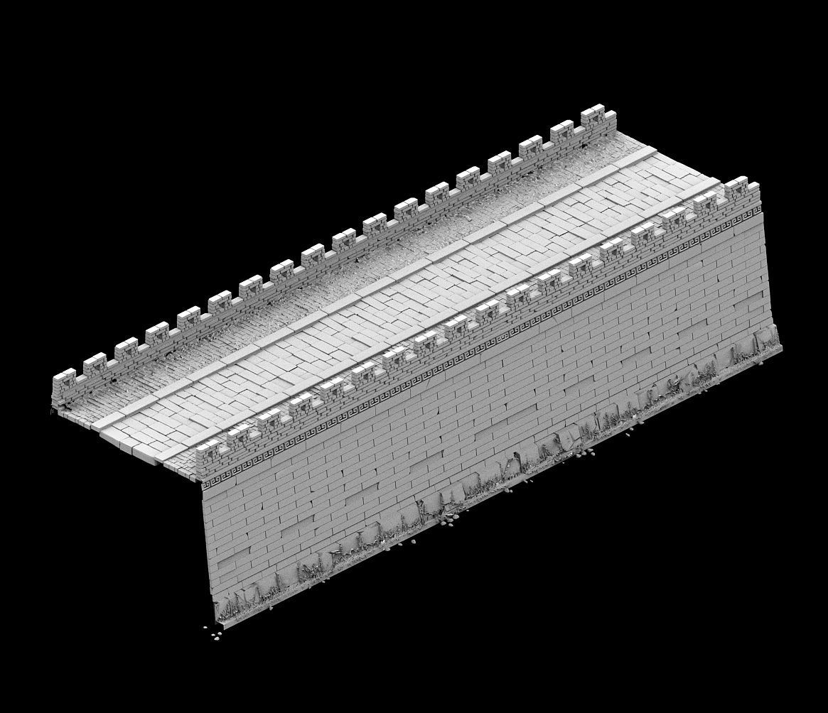 City Gate - City Wall - City Corner 03 3D model_1