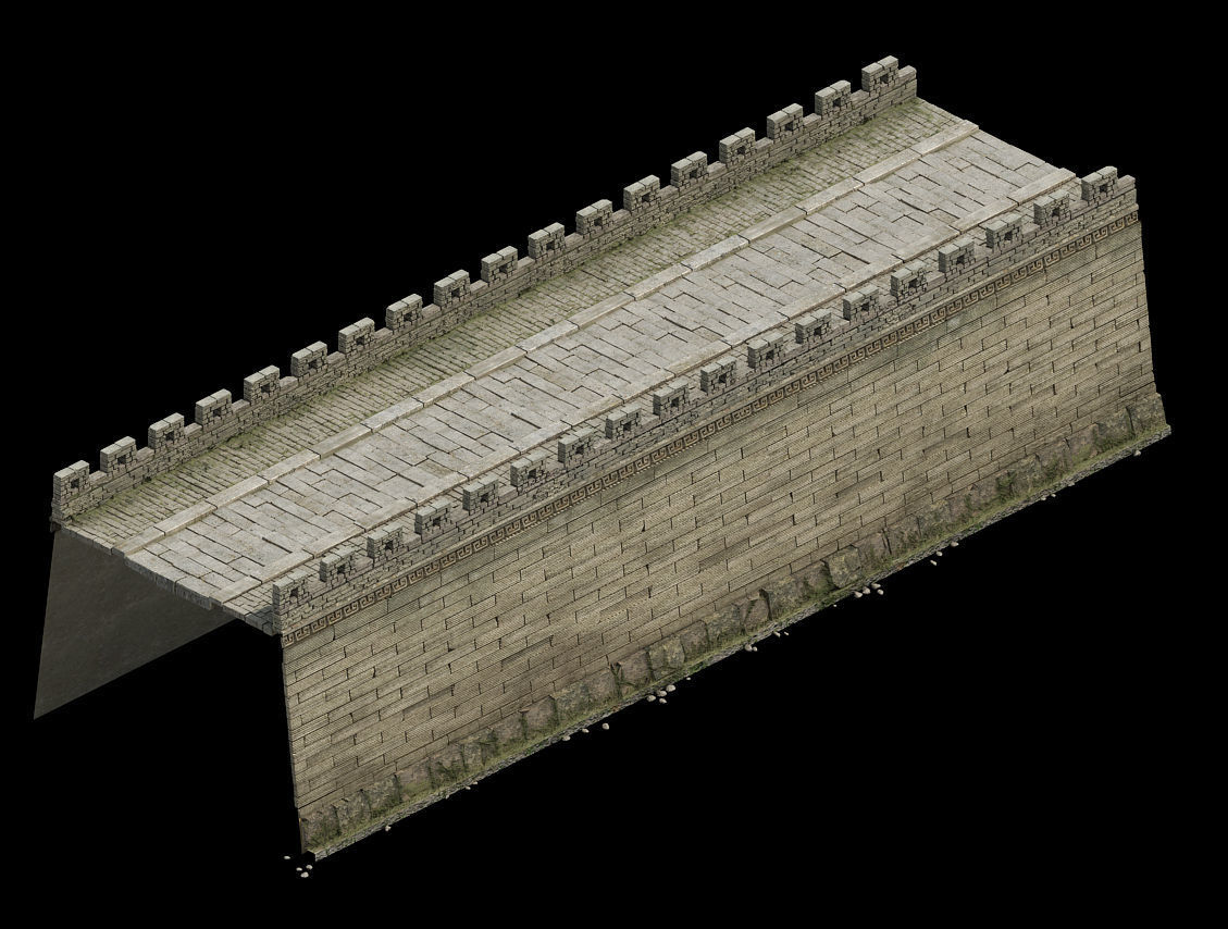 City Gate - City Wall - City Corner 03 3D model_2