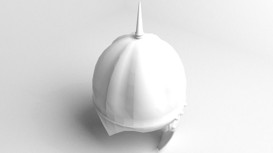 Medieval Helmet - Spangenhelm 3D model_4