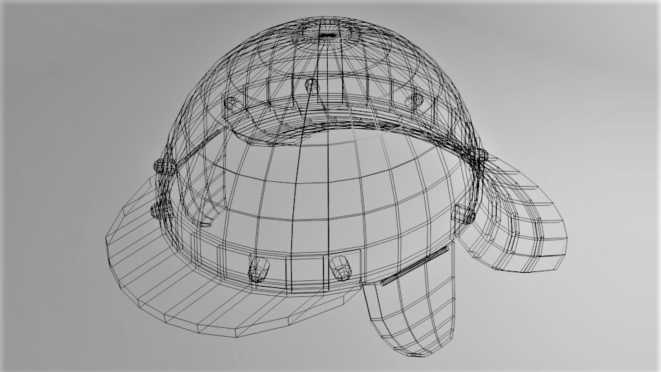 Medieval Helmet - Zischagge 3D model_5