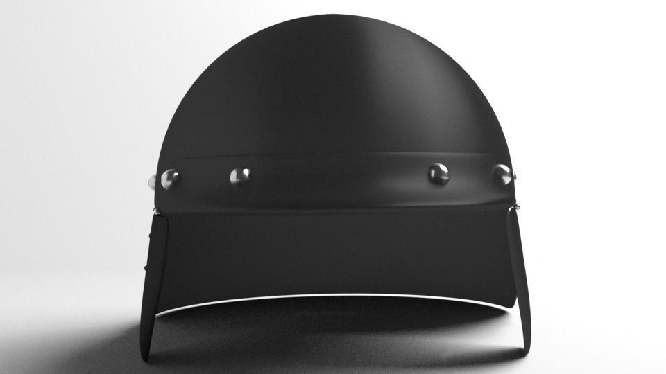 Medieval Helmet - Zischagge 3D model_1