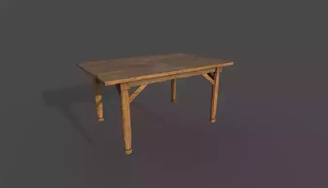 Old wooden table