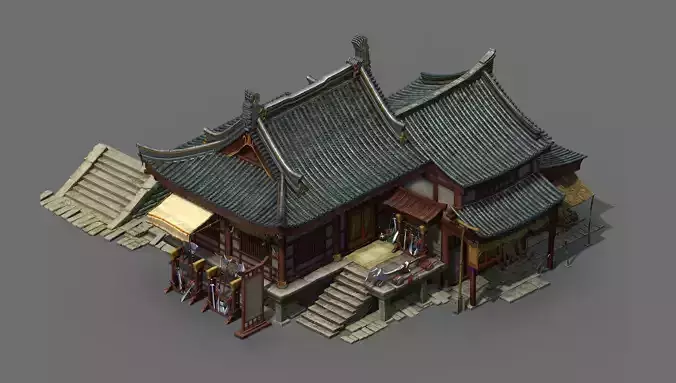 Game Model - City Blacksmith Shop