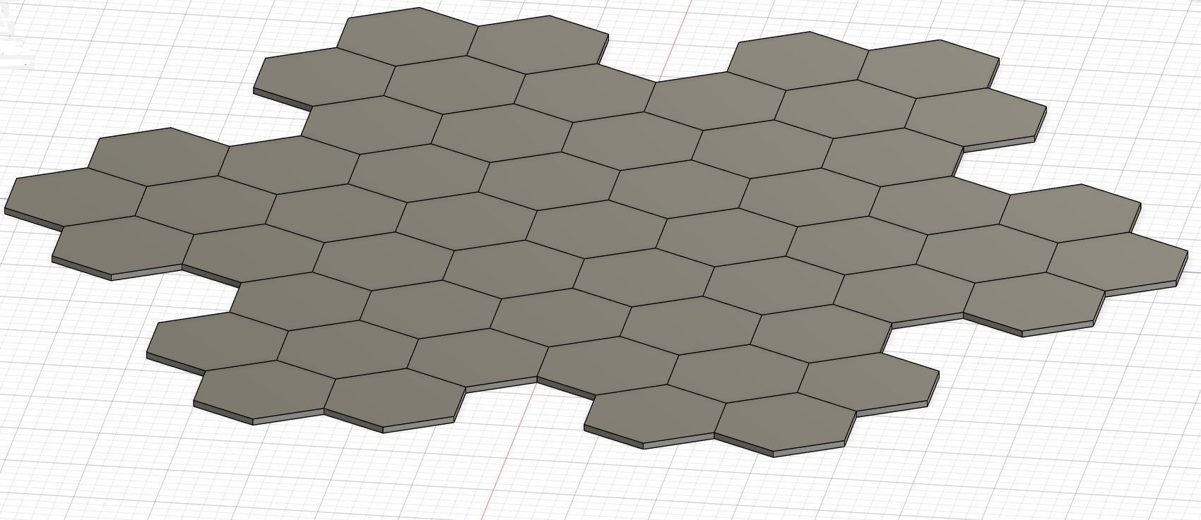 Honeycomb floor tiles 3D print model_0