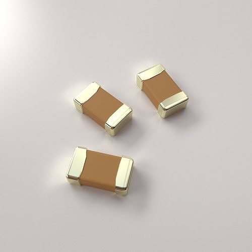 SMD Capacitor 3D model