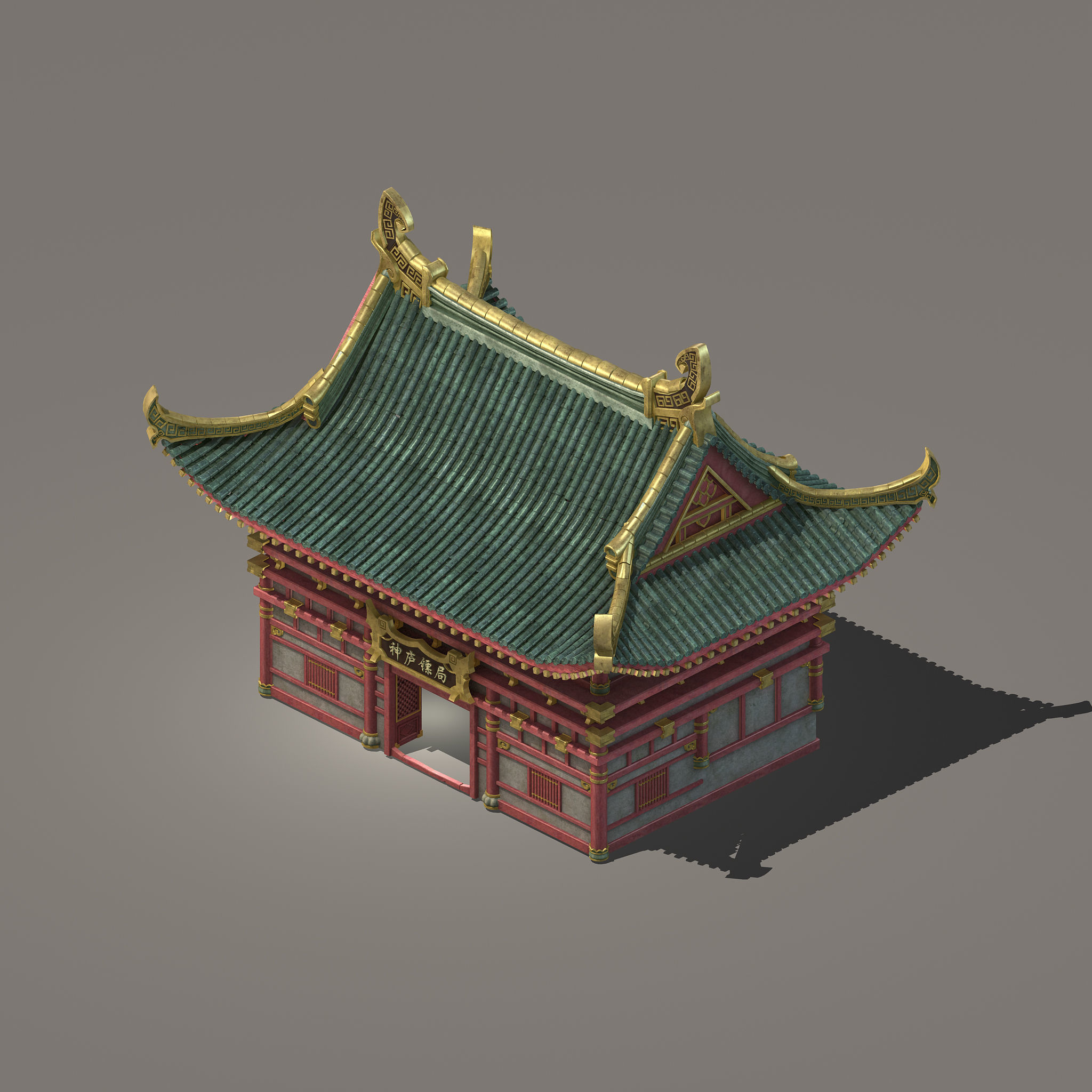 City Building - Escort 032 3D model_2