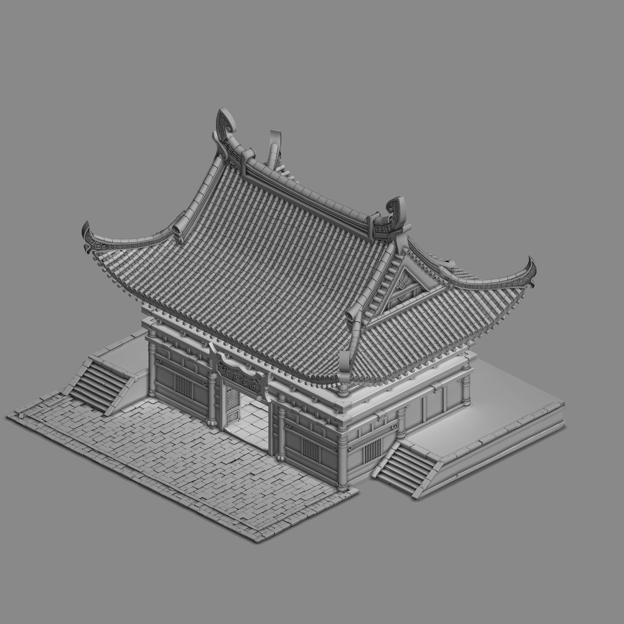 City Building - Escort 032 3D model_1