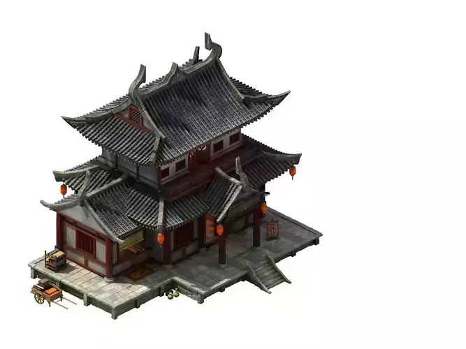 Game Model - Urban Construction Clothing Store