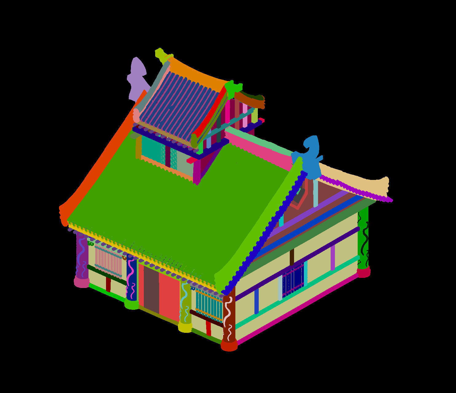 City Building - Luxury House 03 3D model_1