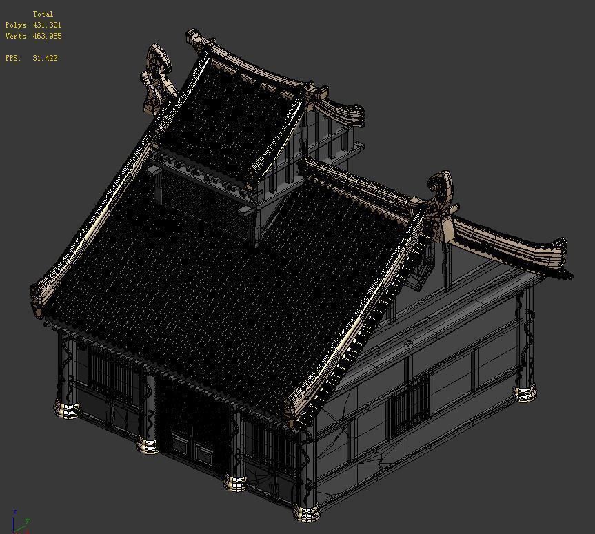 City Building - Luxury House 03 3D model_5