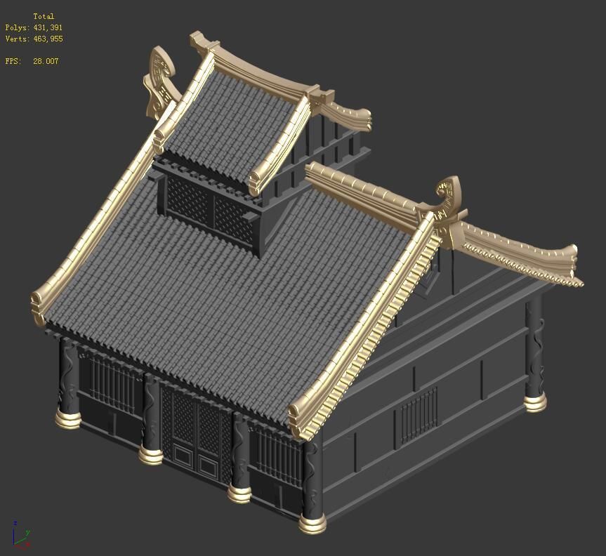 City Building - Luxury House 03 3D model_4