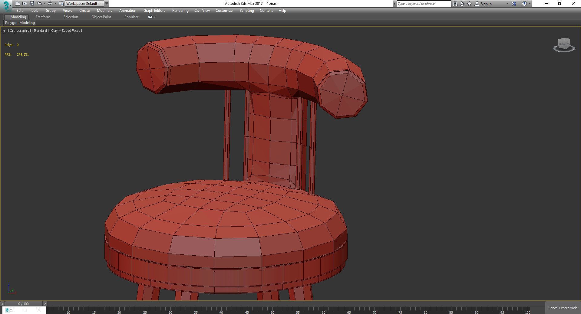MORIS HOKER 3d model Low-poly 3D model_4
