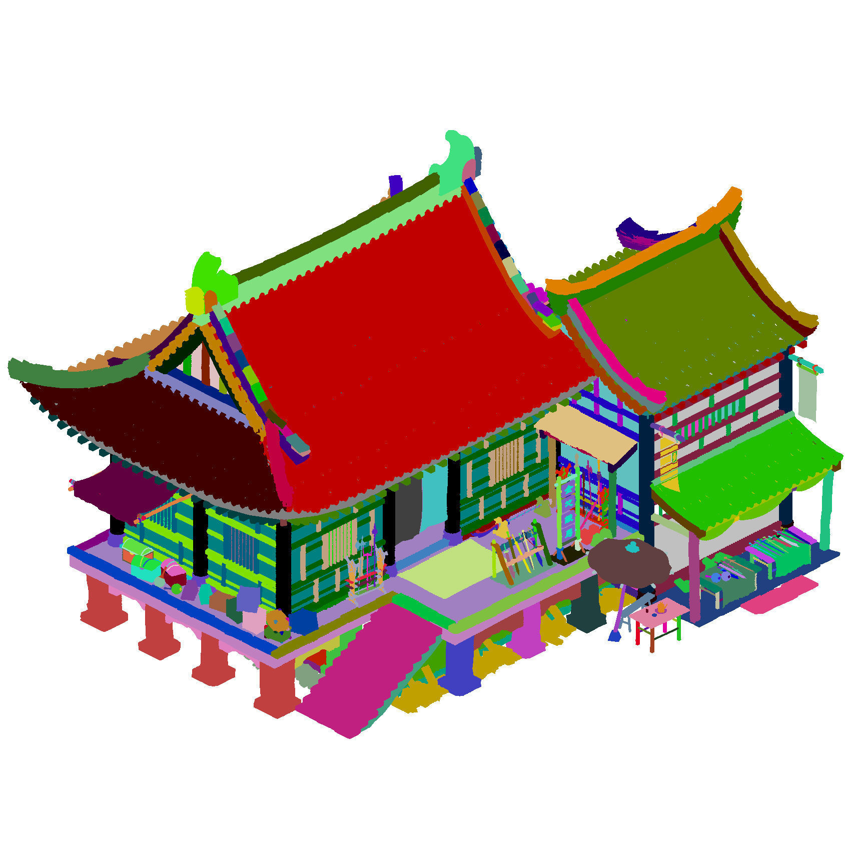 City Building - Weapons Shop 043 3D model_3