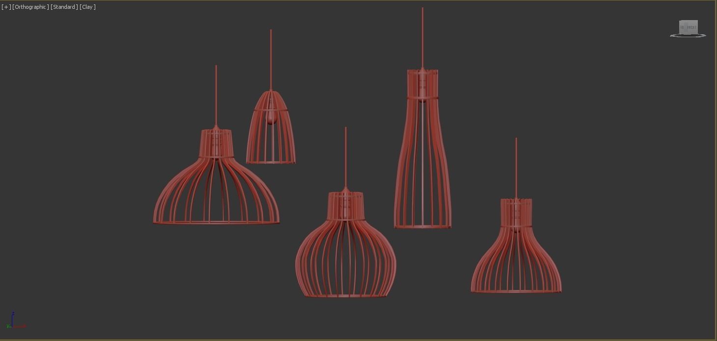 Wooden lamp VOL 1 3D model_7