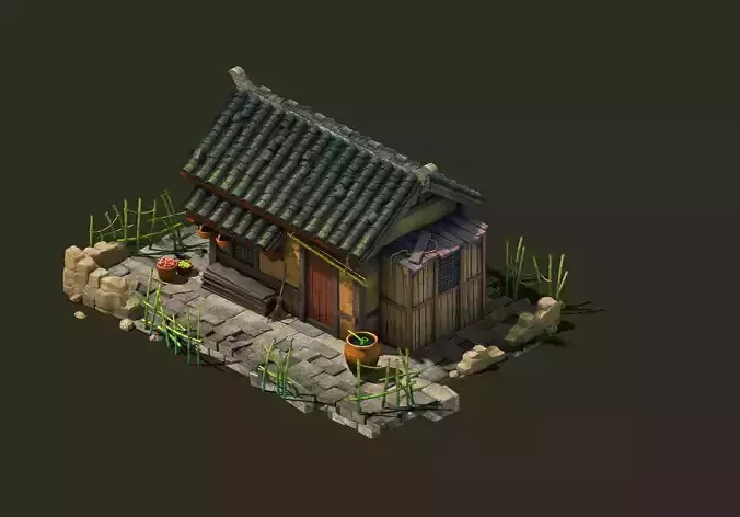 Game model - the city ordinary residential 05