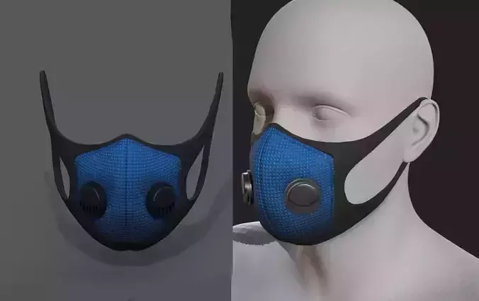 Gas mask protection futuristic fantasy  isolated 