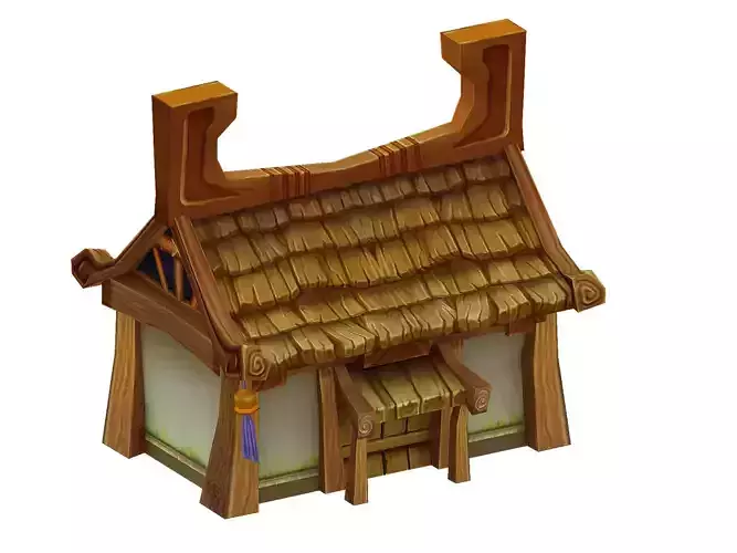 Low mold games - houses 3D model