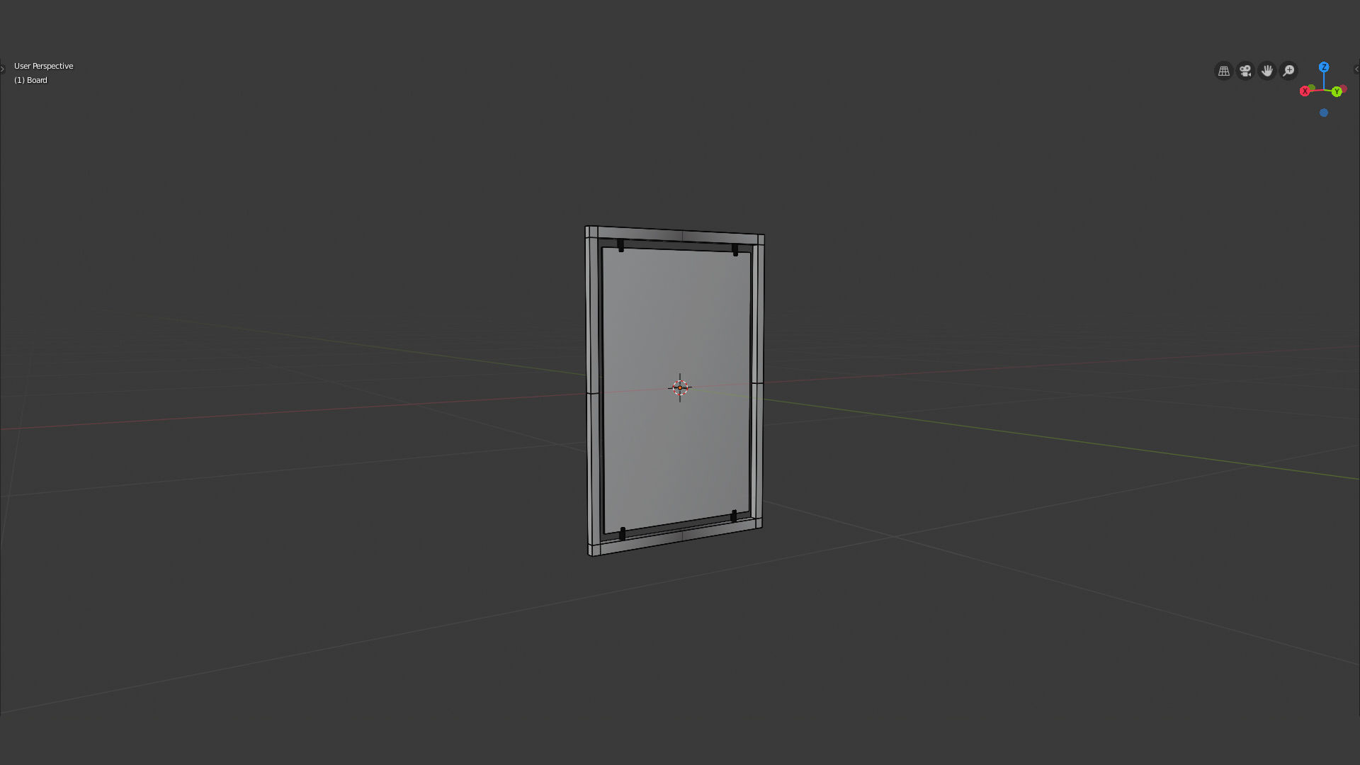 Advertising Poster - Board with Frame - 3D Model 3D model_7