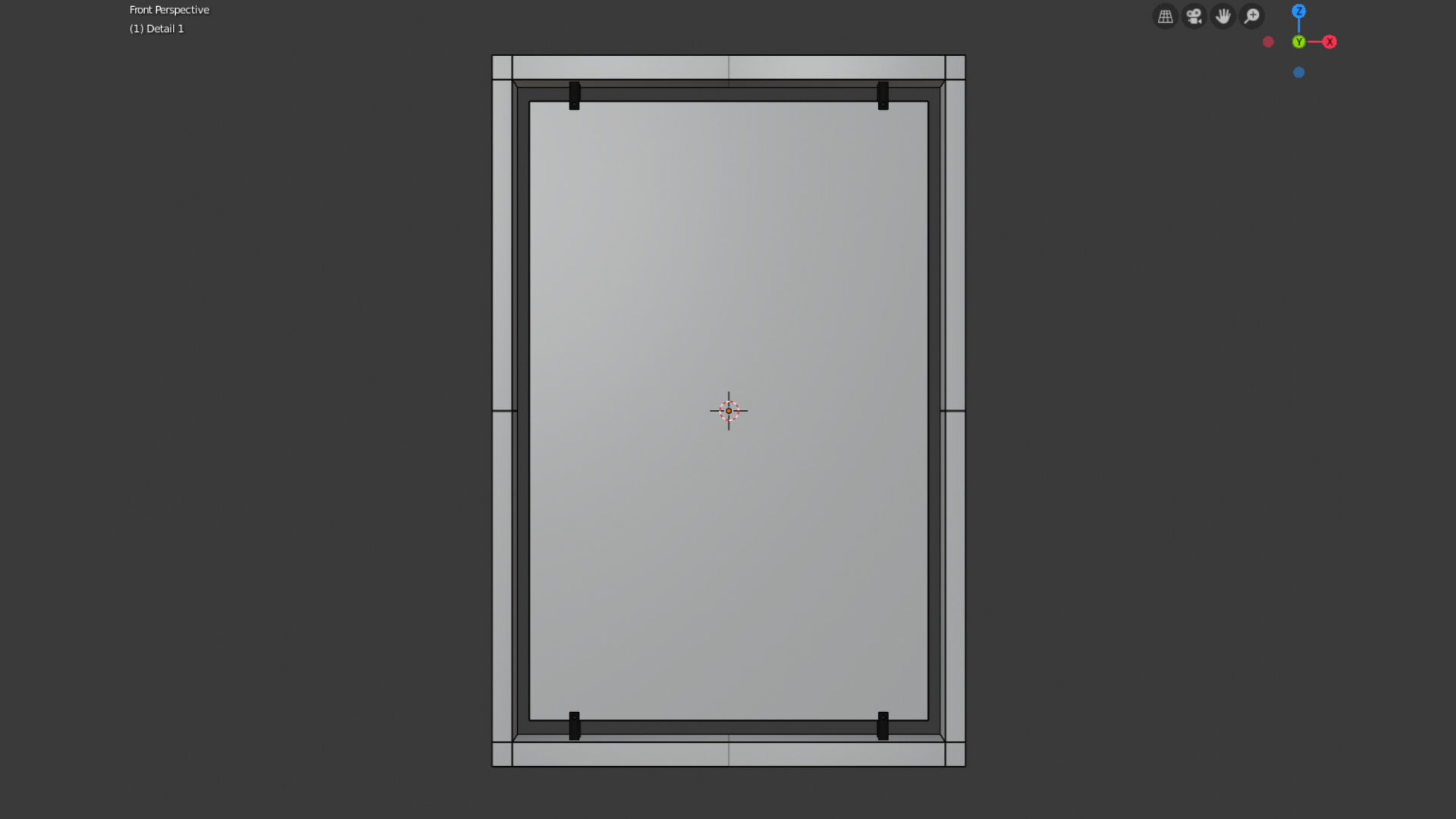 Advertising Poster - Board with Frame - 3D Model 3D model_5