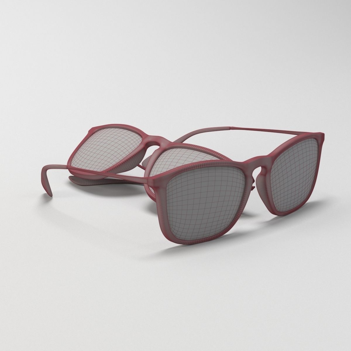 Ray-Ban RB4187 3D model_1