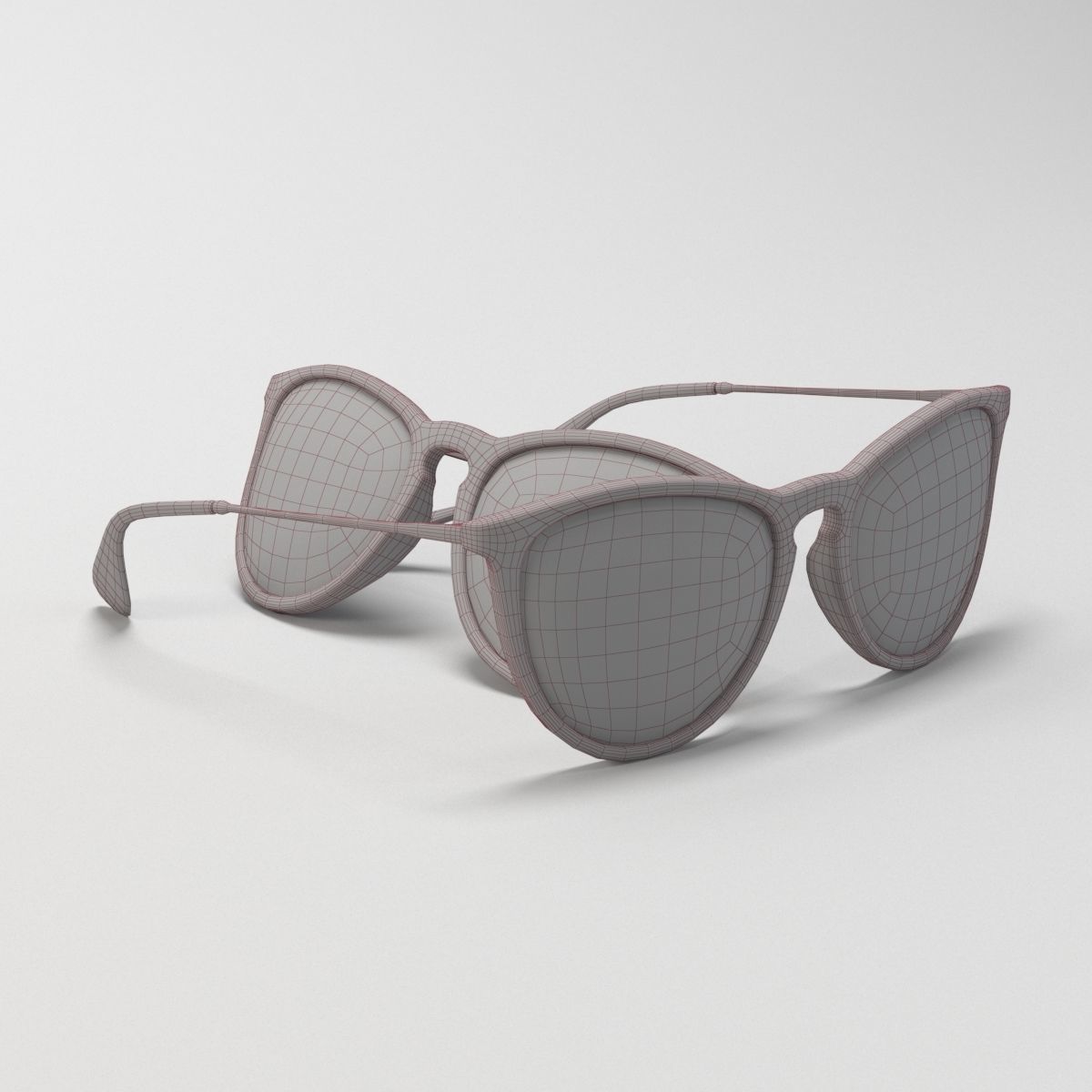 Ray-Ban RB4171 Tortoise 3D model_1