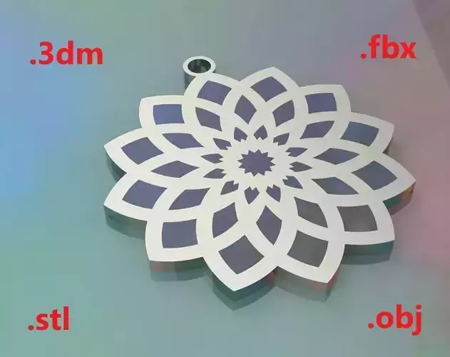 Model 1  Enamel Necklace Star