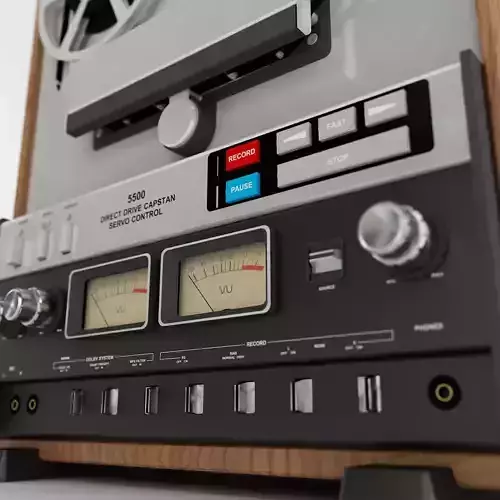 Teac 5500 Reel to Reel Player 3D model