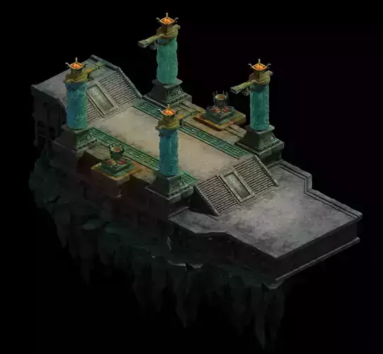 hird floor of the underground palace area entrance