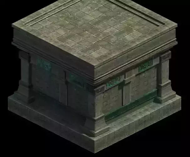 nderground platform connected to the base platform