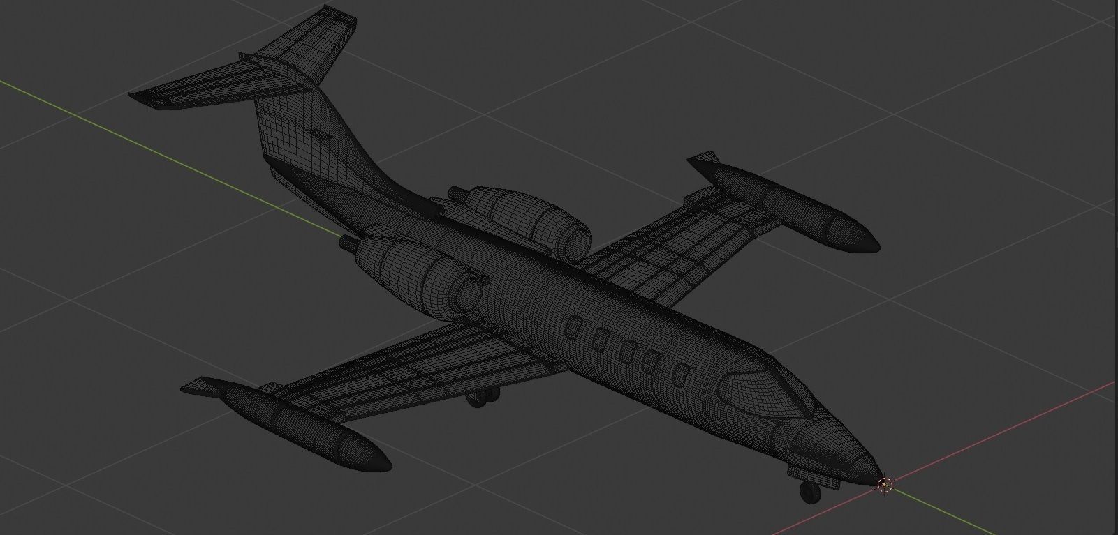 Learjet 35 36 3D model_5