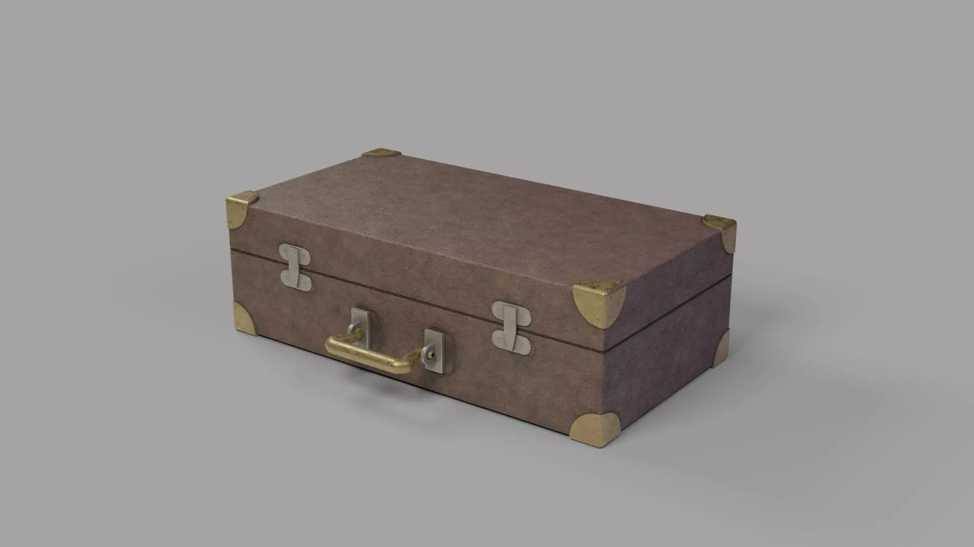 Stylized SuitCase Low-poly 3D model