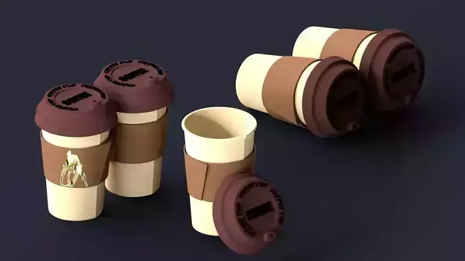 coffee cup model 