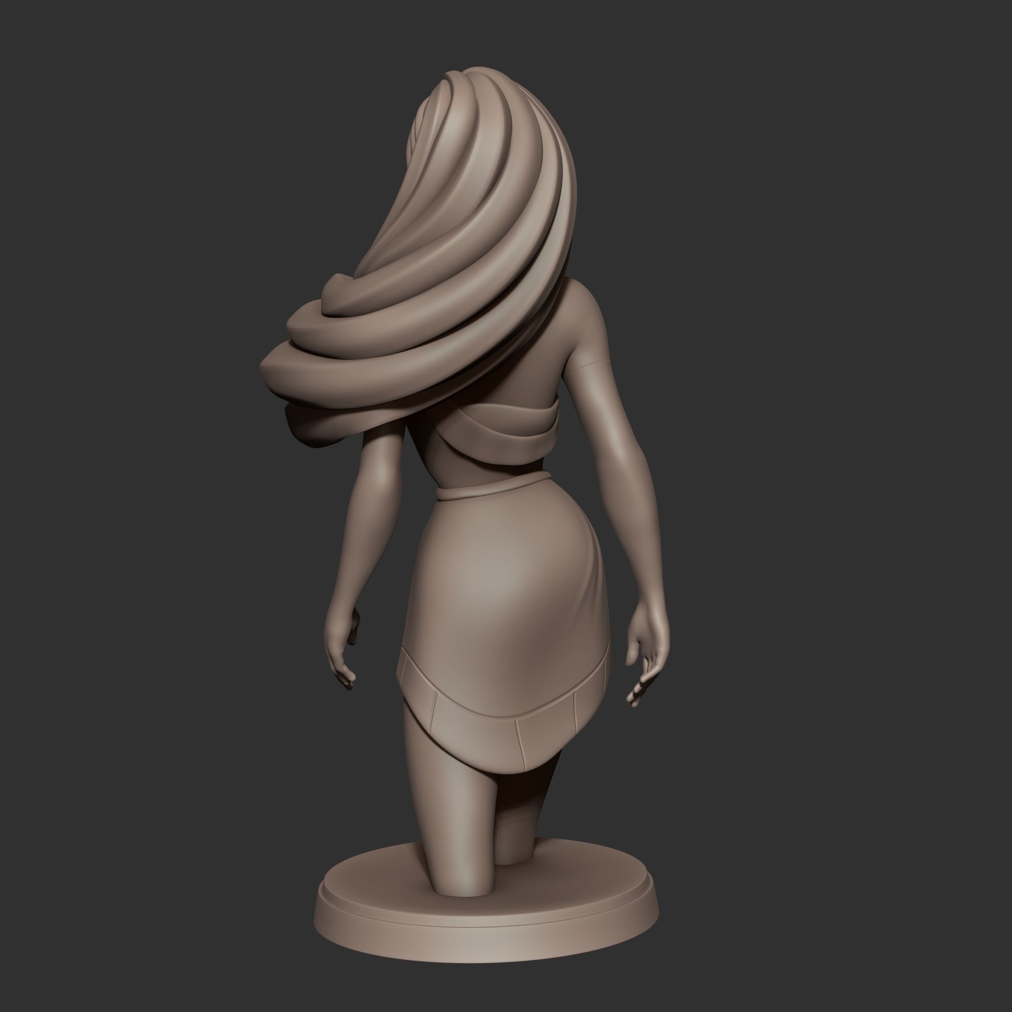 Pocahontas model for 3d print 3D print model_5
