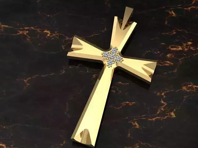 Cross with Diamond and without Diamond