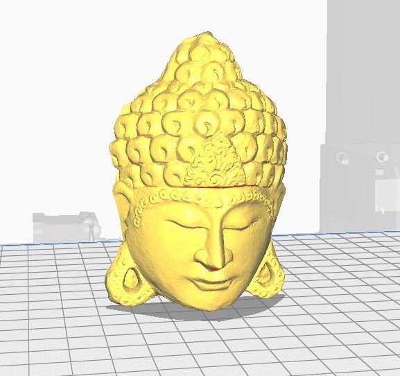 Buddha Wall Mural SCAN 3D print model_7