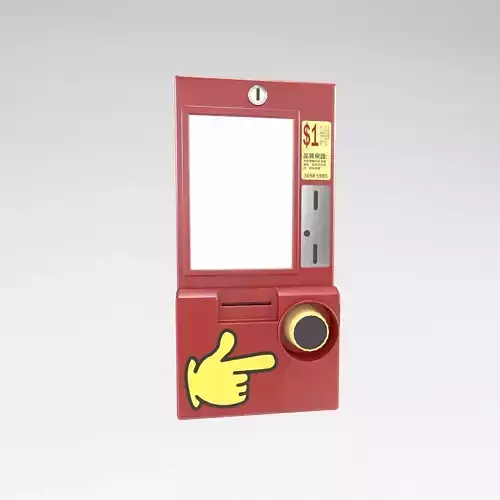 Yes Card Machine v1 001 Low-poly 3D model