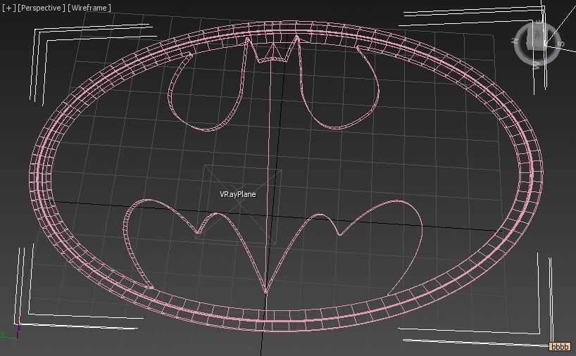 batman logo animated  Low-poly 3D model_4
