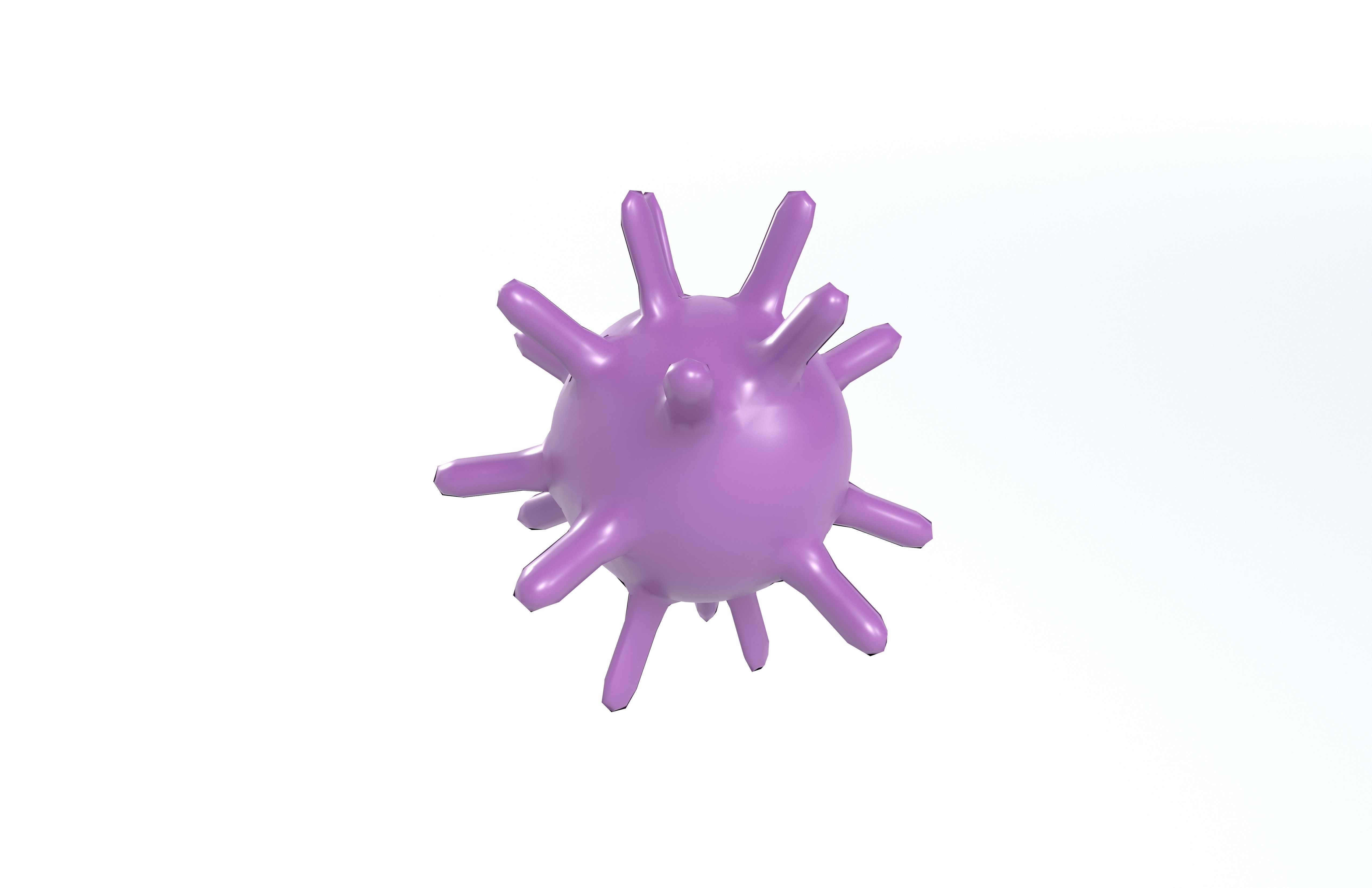 Virus v1 003 Low-poly 3D model_3
