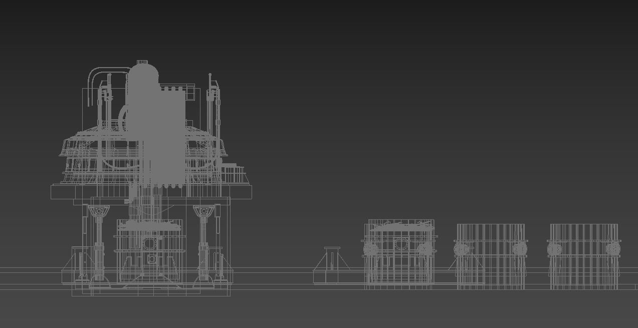 Furnace Electric Arc Furnace 3D model_10
