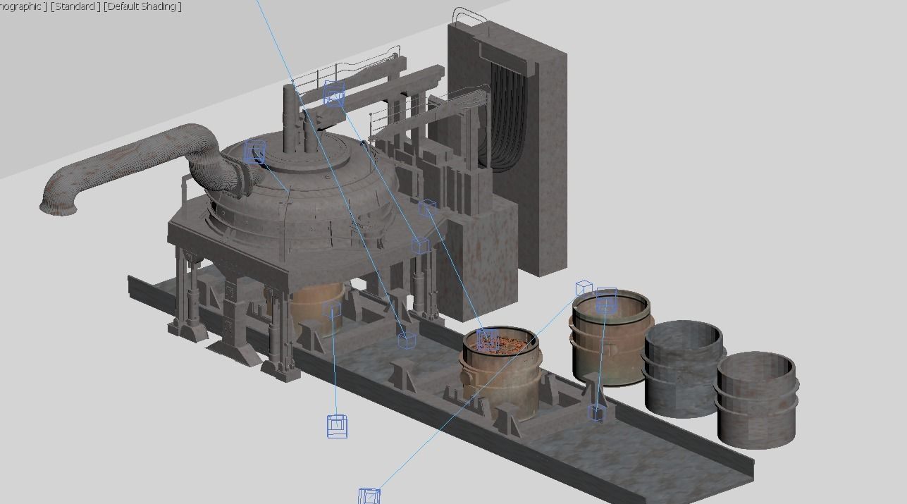 Furnace Electric Arc Furnace 3D model_7