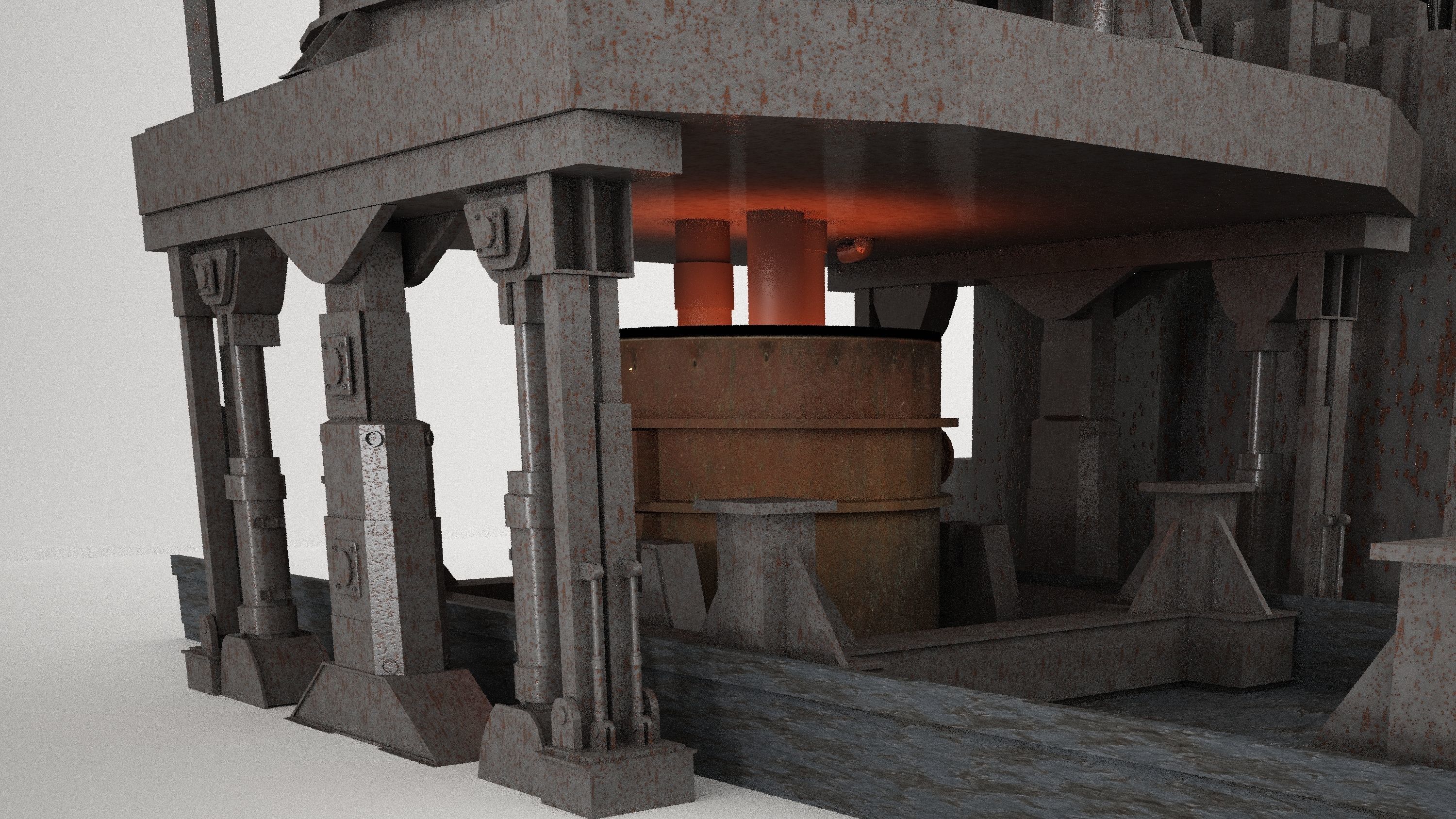 Furnace Electric Arc Furnace 3D model_5