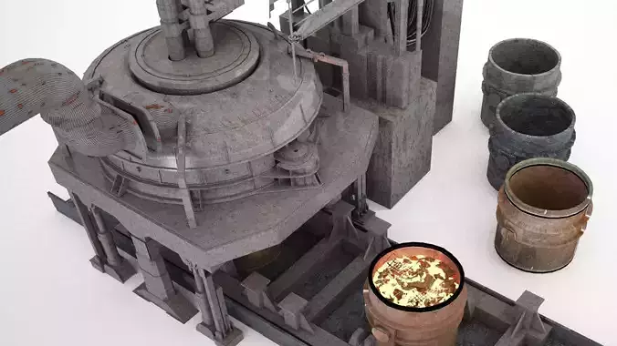 Furnace Electric Arc Furnace 3D model