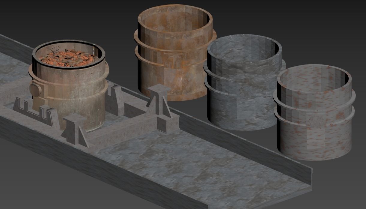 Furnace Electric Arc Furnace 3D model_12