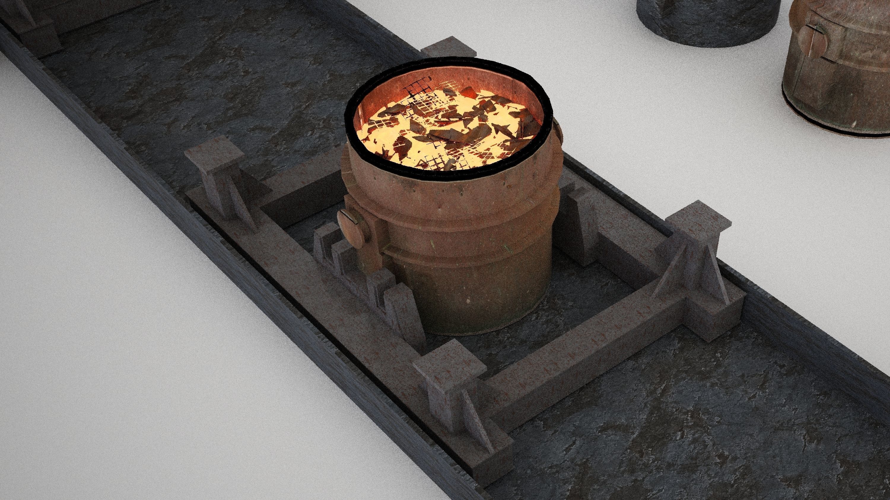 Furnace Electric Arc Furnace 3D model_3