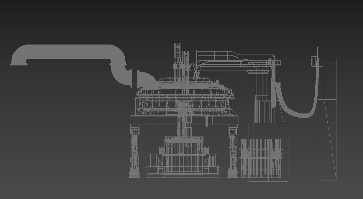 Furnace Electric Arc Furnace 3D model_9
